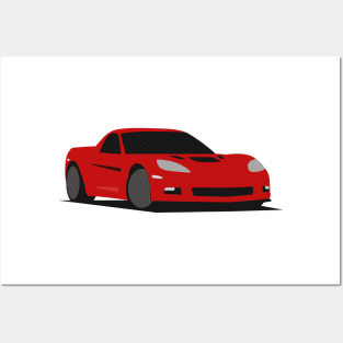 2007 C6 Corvette Posters and Art